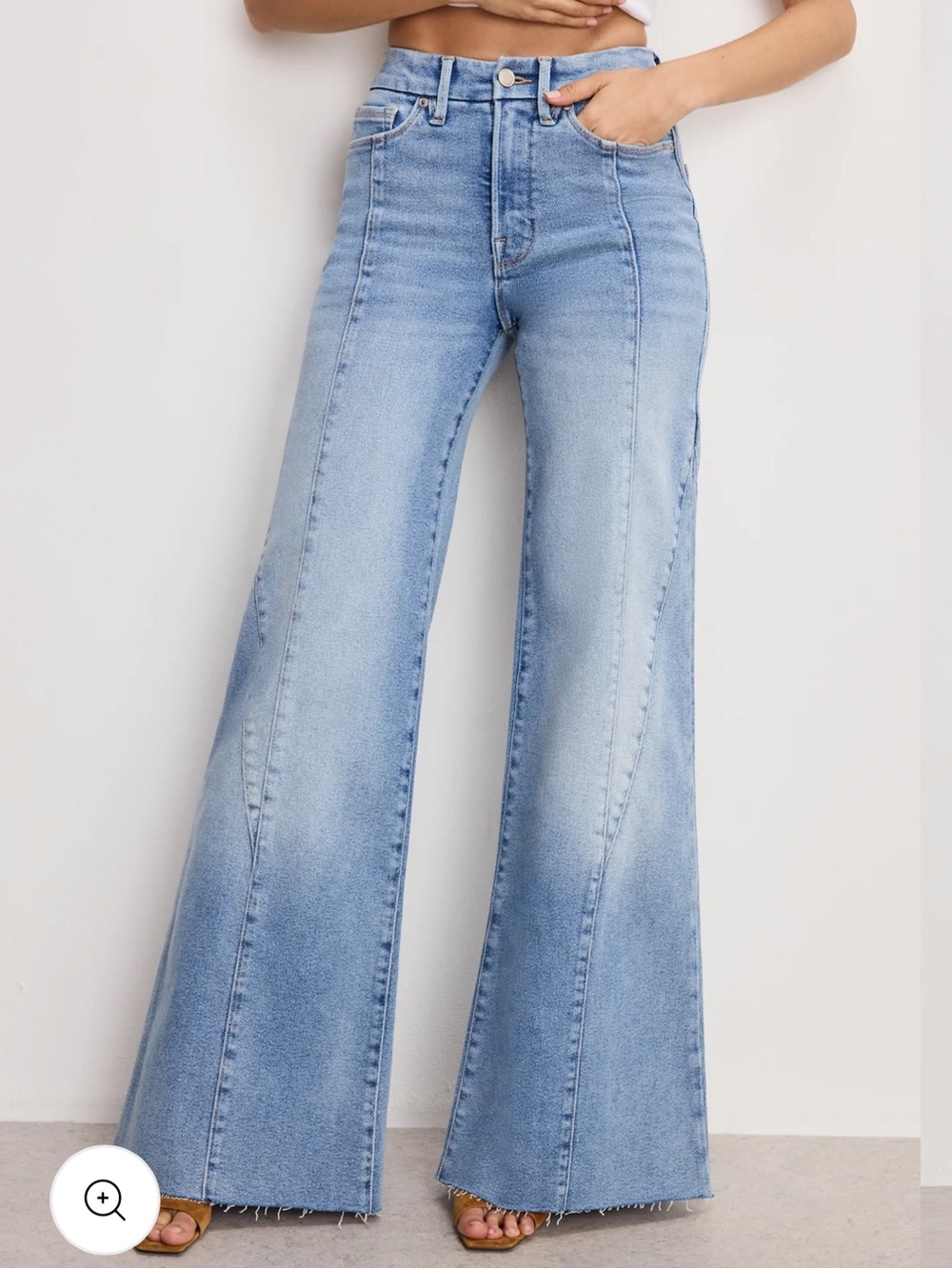Good American - Good Waist Palazzo Jean